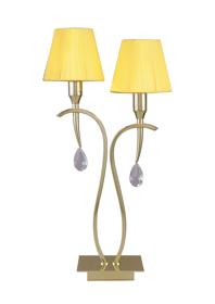 Siena PB Crystal Table Lamps Mantra Traditional Crystal Table Lamps
